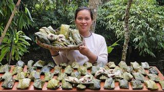 How To Make Banh Te Goes  To Market Sell - Cook Food For Pigs - Ly Thi Ca