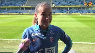 Guro Reiten about the WSL commentators' difficulties pronouncing her name