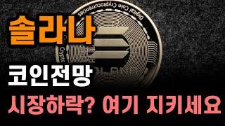 [솔라나 코인전망] 솔라나가 답이라고 한 사람들 다 어디갔나요..? "이 타이밍" 모르면 큰 손해보십니다..!!