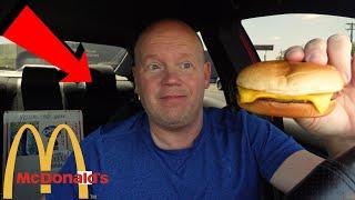 McDonald's Upgraded Cheeseburger (Reed Reviews)