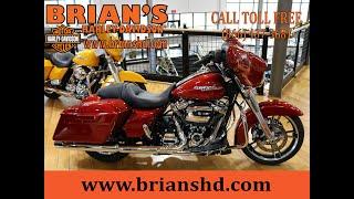 Used Low Mileage 2019 Harley-Davidson® Street Glide FLHX Red Bagger For Sale At Brian's H-D