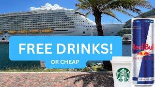 All the FREE DRINKS on Royal Caribbean