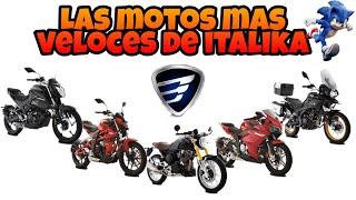 Las 5 motos más veloces de italika!