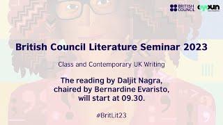 British Council Literature Seminar | Reading by Daljit Nagra