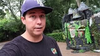 Howl-O-Scream 2024 Tampa Haunted Houses & Scare Zones Daytime Tour - Florida SkunkApe & Alligators