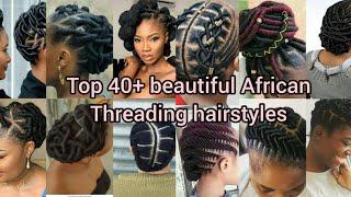 Top 40+ beautiful African threading hairstyles | Brazilian wool hairstyles | cute hairstyles