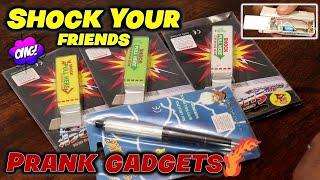 Shock Your Friends | Shocking Electric Prank Chewing Gum & Pen Review | Gag Joke Toy | Prank Gadgets