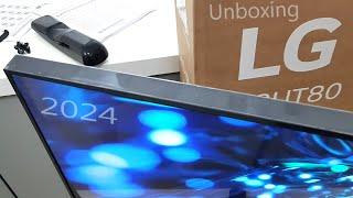 LG UT8000 Quick Unboxing + Setup with Demo