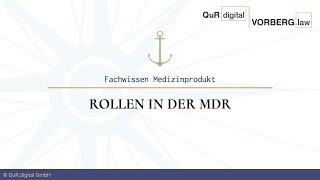 Lektion 8: Rollen in der MDR