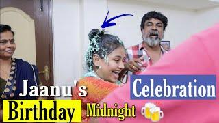 Celebrated My girlfriend's birthday at 12 O clock with family | SURPRISE GIFTS ( She was EXCITED )