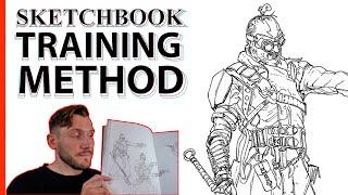 Improve your drawing skill using this sketchbook routine