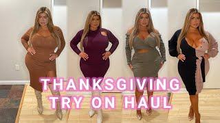 FASHION NOVA || THANKSGIVING LOOKS HAUL