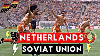 Netherlands vs Soviet Union 2-0 All Goals & Highlights ( 1988 UEFA EURO )