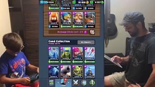 Clash Royale Legendary Chest Opening Reaction Ice Wizard 2v2 and Heads up