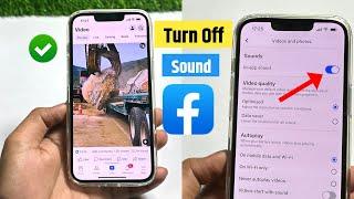 How To Turn off Facebook Sounds on iPhone | How To Turn off Facebook Scrolling Sound on iPhone |