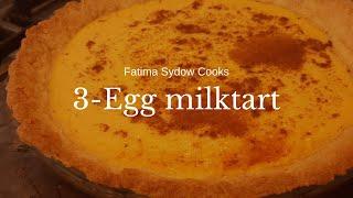 3 EGG MILK TART