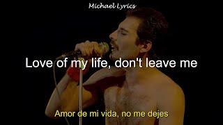 Queen - Love Of My Life (Live) | Lyrics/Letra | Subtitulado al Español