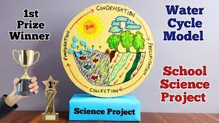 Water Cycle Model | Water Cycle Working Project | School Science Project | Best project for science