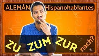 ¿Cuándo se usa ZU, ZUM, ZUR, NACH en ALEMÁN? - Aprender Preposiciones