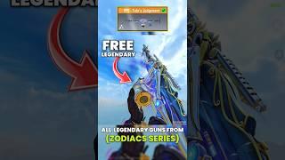 All Legendary guns from Zodiacs Series in CODM