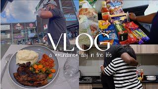 Zim Vlog: mini grocery haul + hubs makes dinner + errands (a mundane day in the life)| Zim youtuber