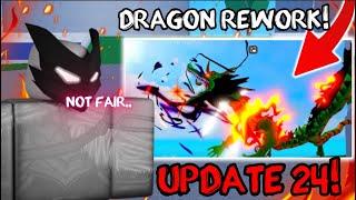 Blox Fruits DRAGON UPDATE 24 RELEASED For These Youtubers...