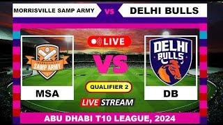 Morrisville Samp Army vs Delhi Bulls T10 Live Cricket | Abu Dhabi T10 League English Commentary