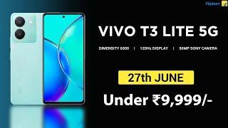  VIVO T3 Lite 5G With Dimensity 6300 |  VIVO T3 Lite 5G Specs, Price, Features, Launch India