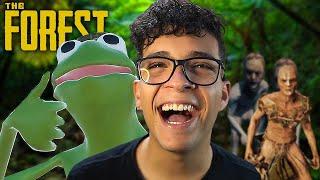 IDIOTAS SOBREVIVENDO NA FLORESTA!! (Ft. Zezão e amigos) | The Forest