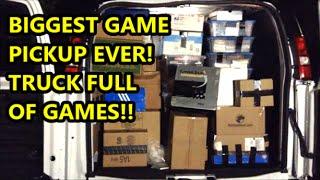 BIGGEST GAME PICKUP EVER! TRUCK FULL OF GAMES!! | Scottsquatch