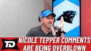 Comments about Carolina Panthers' Nicole Tepper are overblown