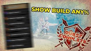 How speedrunners show their build in Monster Hunter Rise