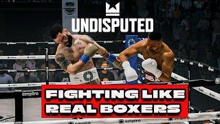 FIGHTING LIKE REAL BOXERS !