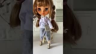 Set clothes for Blythe doll #music #handmade #doll #diy #blythe