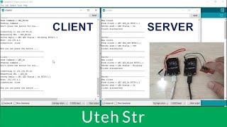 Arduino | Communication Two LoLin NodeMCU V3 ESP8266 (Client Server) for Controlling LED