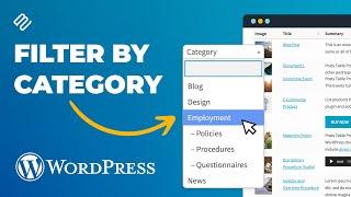 Filter Posts by Category in WordPress like a PRO