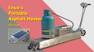 Enuo's portable infrared asphalt heater