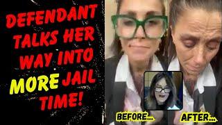 Defendant Talks Her Way Into MORE Jail Time...The Right To BUT Not the Ability To Stay Silent!