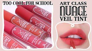 TOO COOL FOR SCHOOL ARTCLASS NUAGE VEIL TINT swatch review / mousse tint / mask test