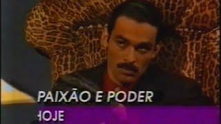 Chamada: Paixão e Poder - SBT (31/05/1993)