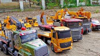 Car Toy with Excavator, Dump Truck Construction Vehicles Toys Play