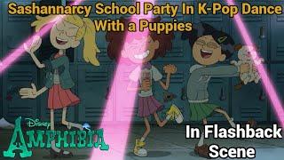 Sashannarcy School Party In K-Pop Dance With a Puppies | Amphibia (S3 EP17)