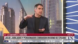 Jubilados y pensionados cobrarán un bono de $70.000 en julio; lo confirmó el Gobierno