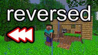 Minecraft 1.0, But Everything Is Reversed...