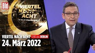  Viertel nach Acht – 24. März 2022 | u.a. mit Nena Schink, Gerald Grosz  | LIVE