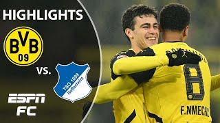  GIO REYNA SCORES  Borussia Dortmund vs. Hoffenheim | Bundesliga Highlights | ESPN FC