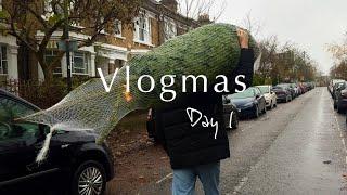 Vlogmas Day 1 - Picking up the Christmas Tree - Morning Coffee Routine - Day in the Life -