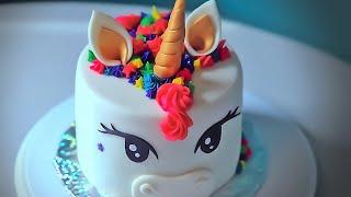 Rainbow Unicorn Cake Tutorial