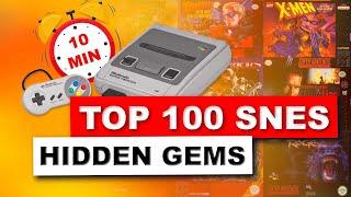 Top 100 SNES  Hidden Gems in 10 Minutes