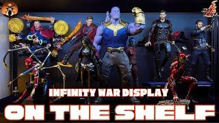 Hot Toys Infinity War Display On The Shelf